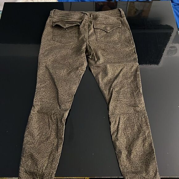 Joie Park French Army Green  Animal Print Skinny Jeans 29 - Picture 8 of 14